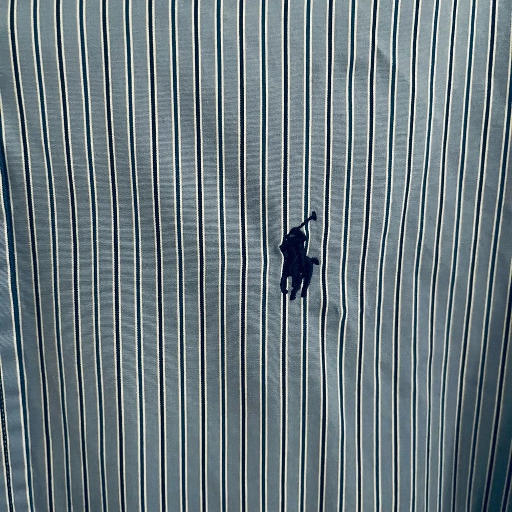 Polo by Ralph Lauren Blue Striped Men's Shirt - Picture 2 of 8